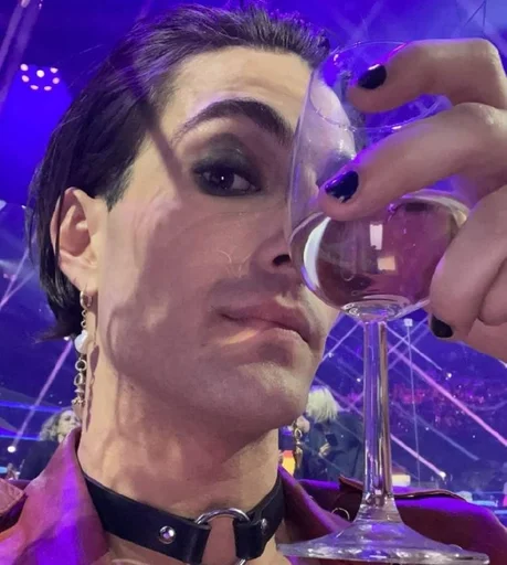 human face person drink