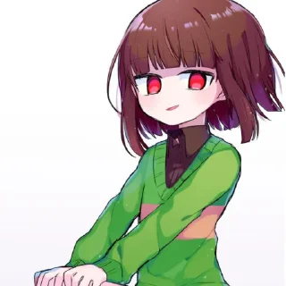 Sticker 𝙘𝙝𝙖𝙧𝙖!! =) :: @stickers_undertale - 8