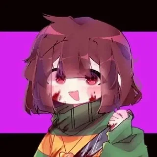 Sticker 𝙘𝙝𝙖𝙧𝙖!! =) :: @stickers_undertale - 10