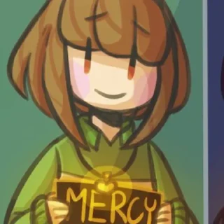 Sticker 𝙘𝙝𝙖𝙧𝙖!! =) :: @stickers_undertale - 4