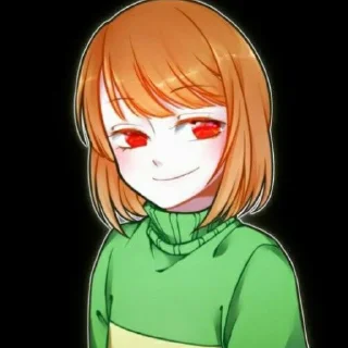 Sticker 𝙘𝙝𝙖𝙧𝙖!! =) :: @stickers_undertale - 5