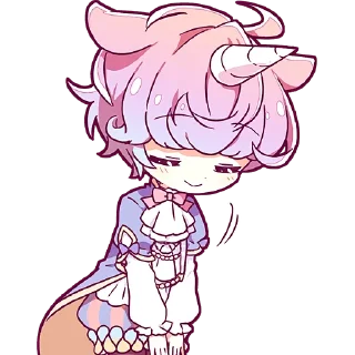 Sticker Принц Единорог @Nyasticks - 1