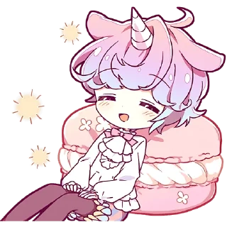 Sticker Принц Единорог @Nyasticks - 8