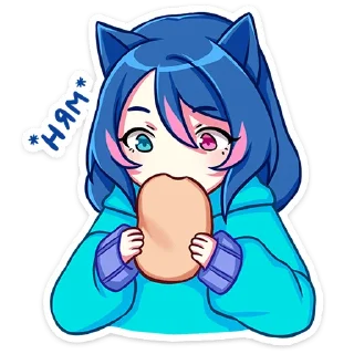 Sticker Уня @Nyasticks - 6