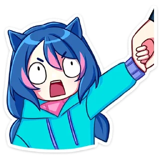 Sticker Уня @Nyasticks - 5