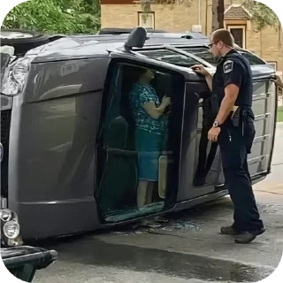 Стикер упал - вставай, встал - упай - 7