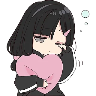 Стикер Юрудура-тян 6 @Nyasticks - 4