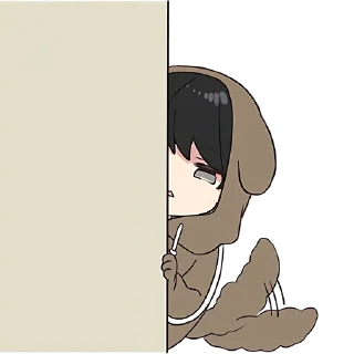 Стикер Юрудура-кун 5 @Nyasticks - 8