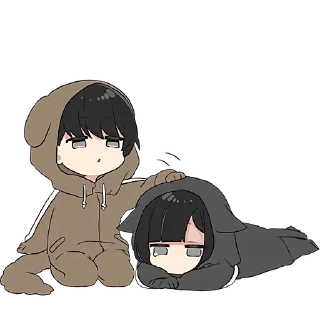 Стикер Юрудура-кун 5 @Nyasticks - 10