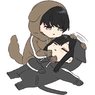 Стикер Юрудура-кун 5 @Nyasticks - 3