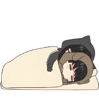 Стикер Юрудура-кун (В2) @Nyasticks - 1