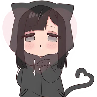 Sticker Юрудура-тян (В2) @Nyasticks - 3