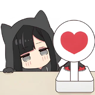 Sticker Юрудура-тян (В2) @Nyasticks - 11