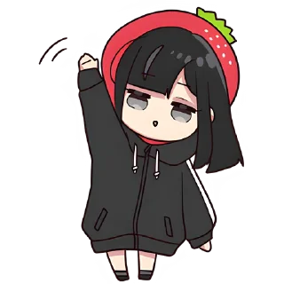 Sticker Юрудура-тян 3 @Nyasticks - 10