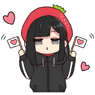 Sticker Юрудура-тян 3 @Nyasticks - 4