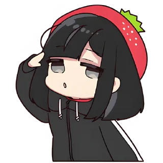 Sticker Юрудура-тян 3 @Nyasticks - 9