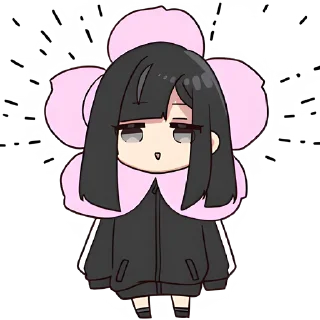 Sticker Юрудура-тян 3 @Nyasticks - 7