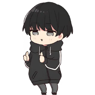 Sticker Юрудура-кун (B) @Nyasticks - 0