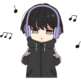 Sticker Юрудура-кун (B) @Nyasticks - 5