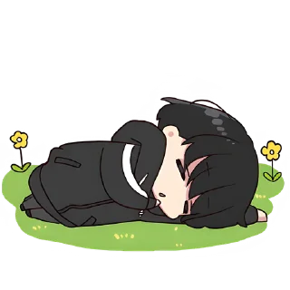 Стикер Юрудура-кун 3 @Nyasticks - 6