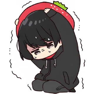 Стикер Юрудура-кун 3 @Nyasticks - 0