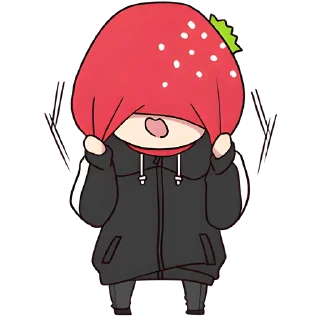 Стикер Юрудура-кун 3 @Nyasticks - 1