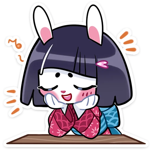 Sticker Усагичи @nyasticks - 10