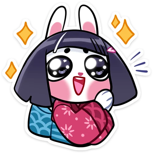 Sticker Усагичи @nyasticks - 4