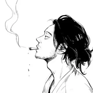 Стикер Шляпа усатая - 1