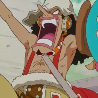 Стикер OP usopp  @animespack - 7