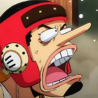 Стикер OP usopp  @animespack - 1