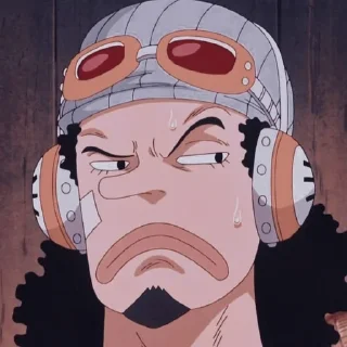 Стикер OP usopp  @animespack - 8