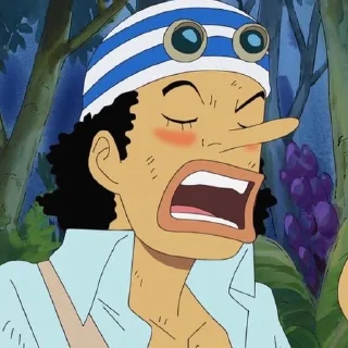Стикер OP usopp  @animespack - 2