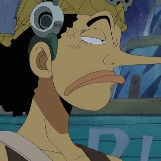 Стикер OP usopp  @animespack - 3