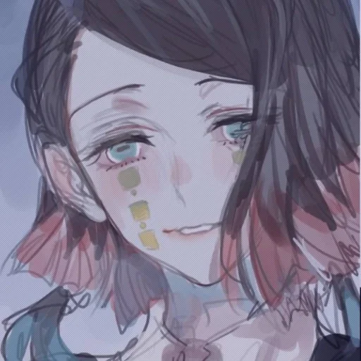 аниме эскиз иллюстрация