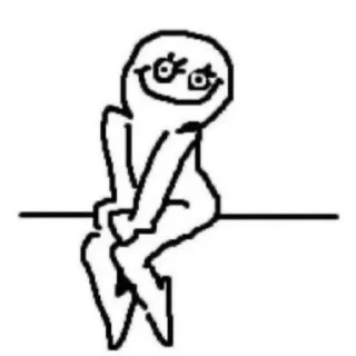 Стикер Нет слов - 7