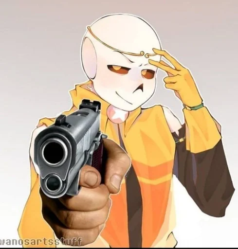 оружие мультфильм пистолет