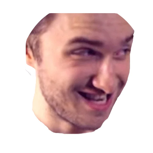 human face smile forehead