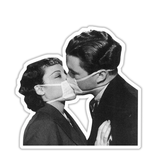 kiss human face clothing