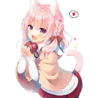 Стикер Neko by @anime_stickerr - 11
