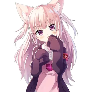 Стикер Neko by @anime_stickerr - 2