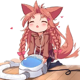 Стикер Neko by @anime_stickerr - 5