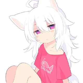 Стикер Neko by @anime_stickerr - 3