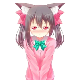 Стикер Neko by @anime_stickerr - 4