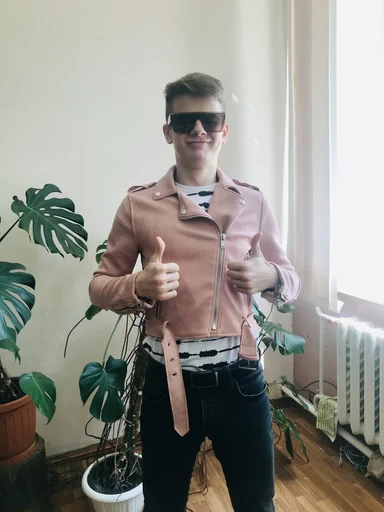 person clothing wall