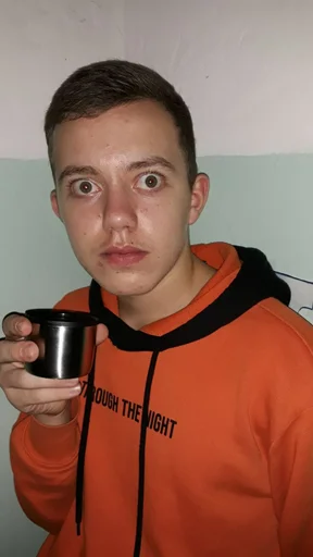 person human face wall