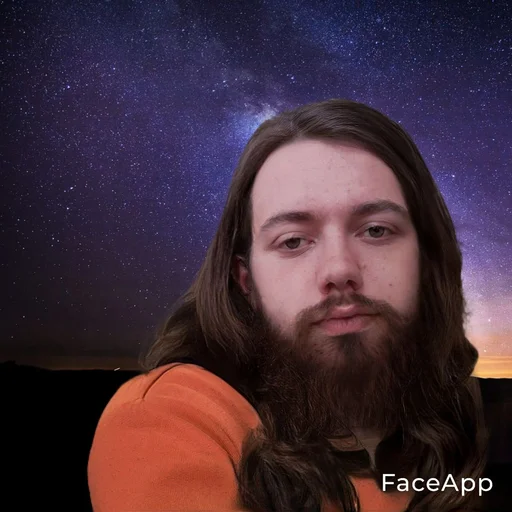 human face sky person