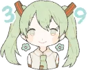 Стикер Loose Hatsune and friends|rif|@GiStickers - 7