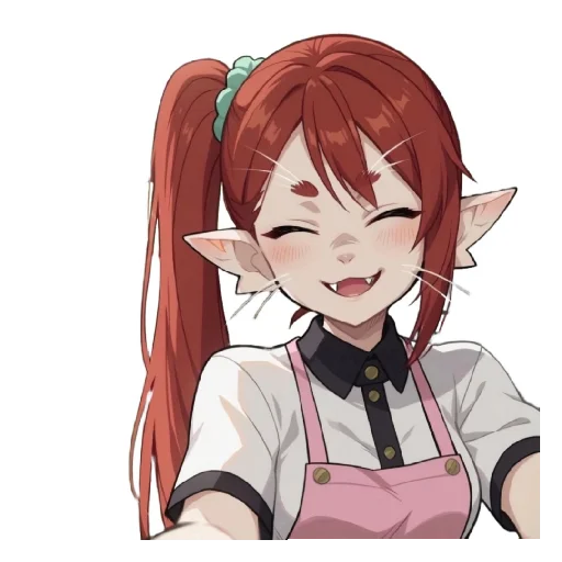 anime cartoon human face