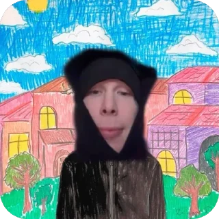 человеческое лицо детское искусство живопись